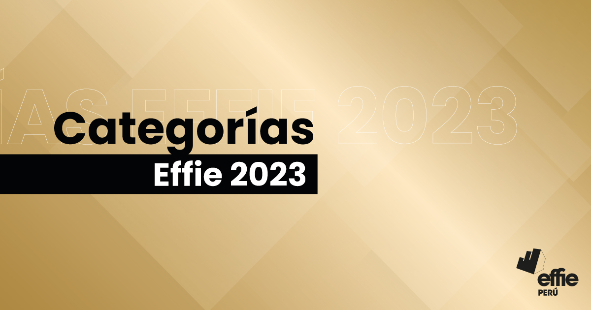 Categorías Effie 2023